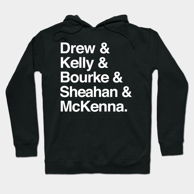 Dubliners / Classic Line-Up Names List Hoodie by feck!